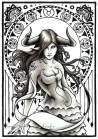 Black and white taurus